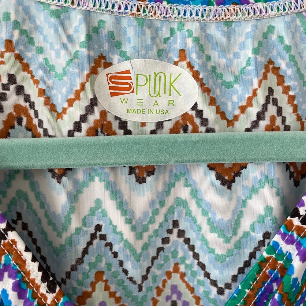 Spunkwear Chevron Pattern Dress - Picture 3 of 6
